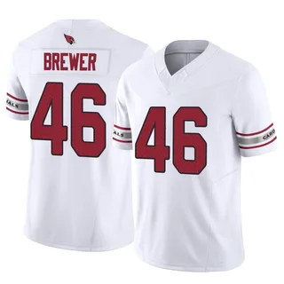 Aaron Brewer Arizona Cardinals Men's Limited Vapor F.U.S.E. Nike Jersey - White
