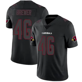 Aaron Brewer Arizona Cardinals Youth Limited Nike Jersey - Black Impact