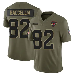 Andre Baccellia Arizona Cardinals Men's Limited 2025 Salute to Service Nike Jersey - Olive