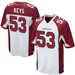 Austin Keys Arizona Cardinals Men's Game Nike Jersey - White