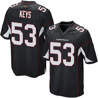 Austin Keys Arizona Cardinals Youth Game Alternate Nike Jersey - Black