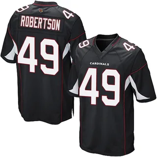 Cameron Robertson Arizona Cardinals Men's Game Alternate Nike Jersey - Black