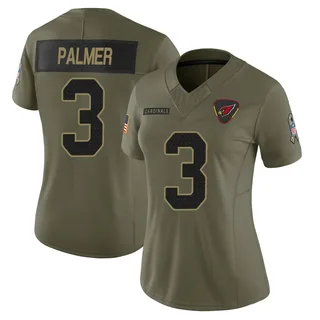 Carson Palmer Arizona Cardinals Women's Limited 2025 Salute to Service Nike Jersey - Olive