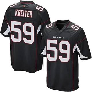 Casey Kreiter Arizona Cardinals Youth Game Alternate Nike Jersey - Black