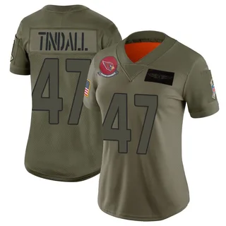Channing Tindall Arizona Cardinals Women's Limited 2019 Salute to Service Nike Jersey - Camo