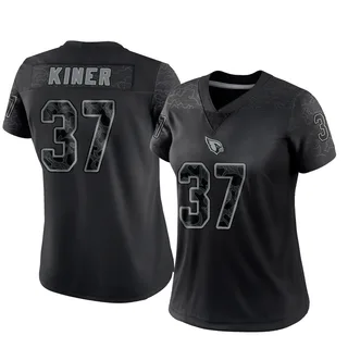Corey Kiner Arizona Cardinals Women's Limited Reflective Nike Jersey - Black