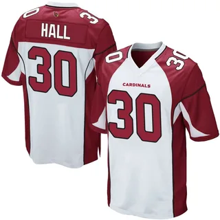 Darren Hall Arizona Cardinals Men's Game Nike Jersey - White