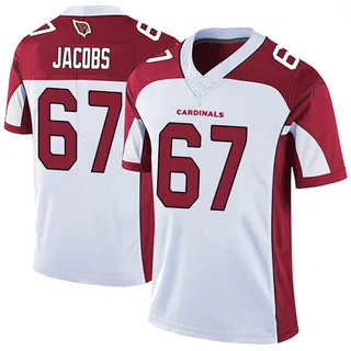 Demontrey Jacobs Arizona Cardinals Men's Limited Vapor Untouchable Nike Jersey - White