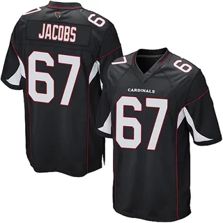 Demontrey Jacobs Arizona Cardinals Youth Game Alternate Nike Jersey - Black