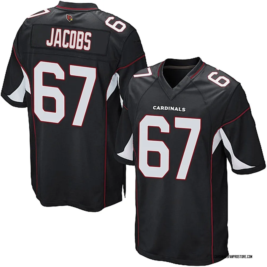 Demontrey Jacobs Arizona Cardinals Youth Game Alternate Nike Jersey - Black