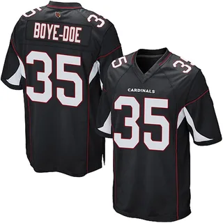 Ekow Boye-Doe Arizona Cardinals Youth Game Alternate Nike Jersey - Black