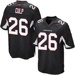 Elijah Culp Arizona Cardinals Men's Game Alternate Nike Jersey - Black