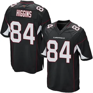 Elijah Higgins Arizona Cardinals Men's Game Alternate Nike Jersey - Black