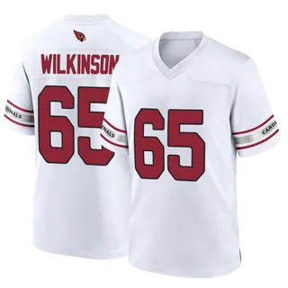 Elijah Wilkinson Arizona Cardinals Men's Game Nike Jersey - White