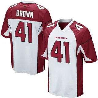 Elliott Brown Arizona Cardinals Men's Game Nike Jersey - White