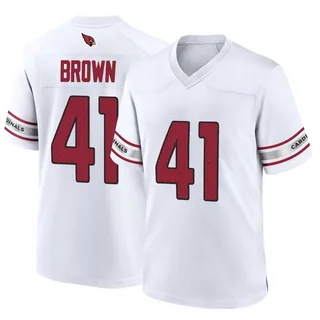Elliott Brown Arizona Cardinals Men's Game Nike Jersey - White