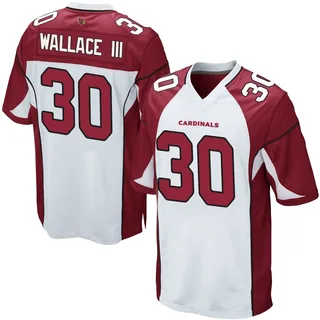 Harrison Wallace III Arizona Cardinals Men's Game Nike Jersey - White