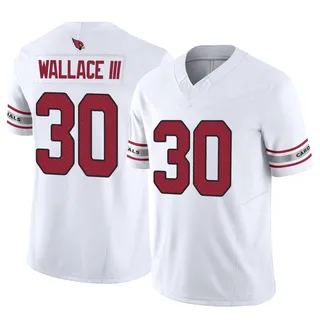 Harrison Wallace III Arizona Cardinals Men's Limited Vapor F.U.S.E. Nike Jersey - White