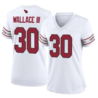 Harrison Wallace III Arizona Cardinals Women's Game Nike Jersey - White