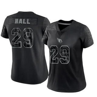 Hassan Hall Arizona Cardinals Women's Limited Reflective Nike Jersey - Black