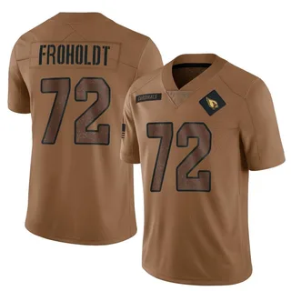Hjalte Froholdt Arizona Cardinals Men's Limited 2023 Salute To Service Nike Jersey - Brown