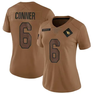 James Conner Arizona Cardinals Women's Limited 2023 Salute To Service Nike Jersey - Brown