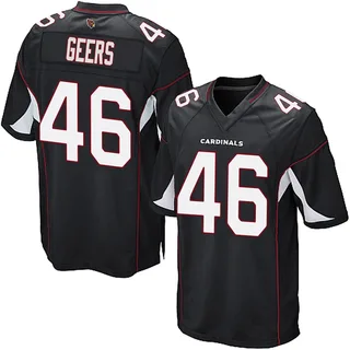 Jameson Geers Arizona Cardinals Men's Game Alternate Nike Jersey - Black
