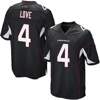 Jeremiyah Love Arizona Cardinals Men's Game Alternate Nike Jersey - Black