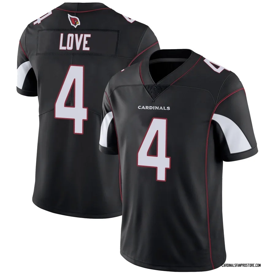 Jeremiyah Love Arizona Cardinals Men's Limited Vapor Untouchable Nike Jersey - Black