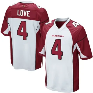 Jeremiyah Love Arizona Cardinals Youth Game Nike Jersey - White