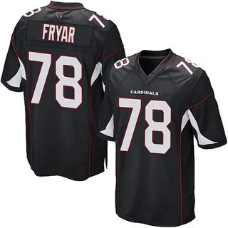 Josh Fryar Arizona Cardinals Men's Game Alternate Nike Jersey - Black