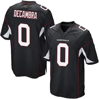 Ka'ena Decambra Arizona Cardinals Men's Game Alternate Nike Jersey - Black