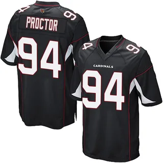 Kaleb Proctor Arizona Cardinals Youth Game Alternate Nike Jersey - Black