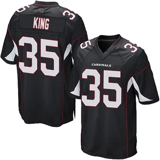 Kalen King Arizona Cardinals Youth Game Alternate Nike Jersey - Black