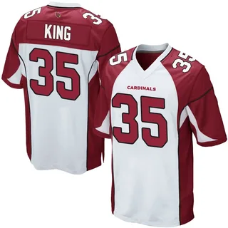 Kalen King Arizona Cardinals Youth Game Nike Jersey - White