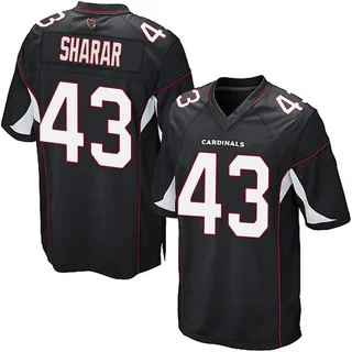 Karson Sharar Arizona Cardinals Youth Game Alternate Nike Jersey - Black
