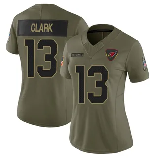 Kei'Trel Clark Arizona Cardinals Women's Limited 2025 Salute to Service Nike Jersey - Olive