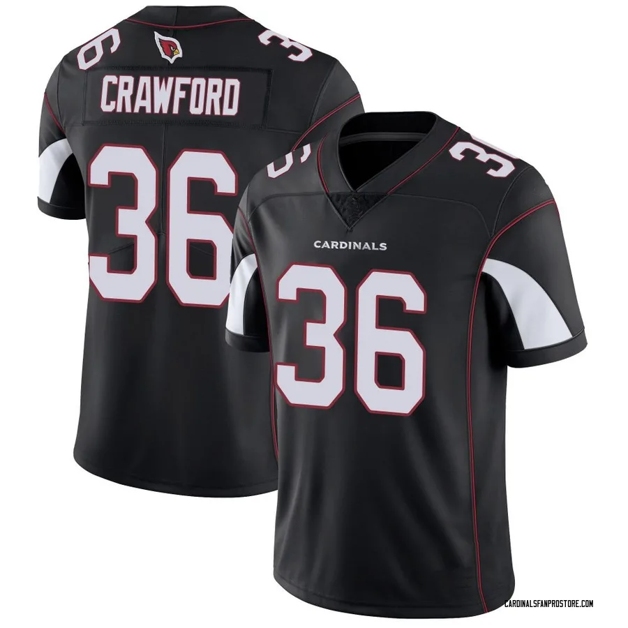 Kitan Crawford Arizona Cardinals Men's Limited Vapor Untouchable Nike Jersey - Black