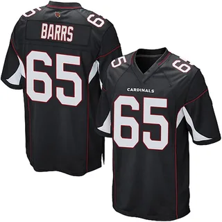 Kyon Barrs Arizona Cardinals Men's Game Alternate Nike Jersey - Black