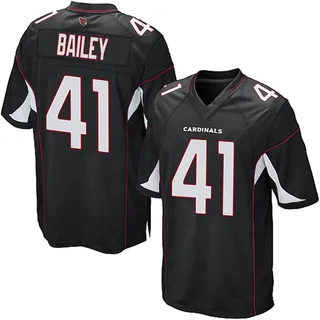 Markus Bailey Arizona Cardinals Men's Game Alternate Nike Jersey - Black