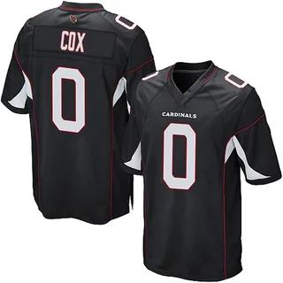 Marques Cox Arizona Cardinals Men's Game Alternate Nike Jersey - Black
