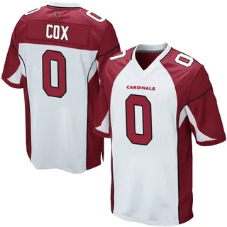 Marques Cox Arizona Cardinals Men's Game Nike Jersey - White