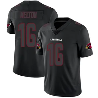 Max Melton Arizona Cardinals Men's Limited Nike Jersey - Black Impact