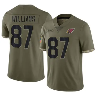 Maxx Williams Arizona Cardinals Men's Limited 2022 Salute To Service Nike Jersey - Olive