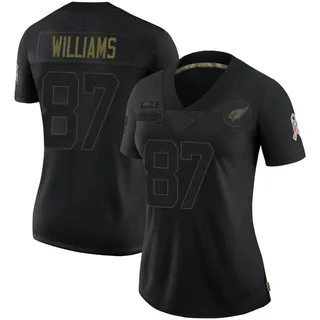 Maxx Williams Arizona Cardinals Women's Limited 2020 Salute To Service Nike Jersey - Black