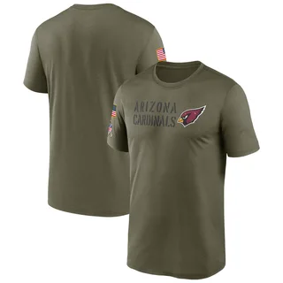 Men's Arizona Cardinals Olive 2022 Salute to Service Legend Team T-Shirt