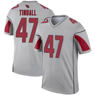 Men's Channing Tindall Arizona Cardinals Men's Legend Inverted Silver Nike Jersey