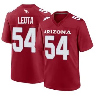 Men's Eku Leota Arizona Cardinals Men's Game Cardinal Nike Jersey