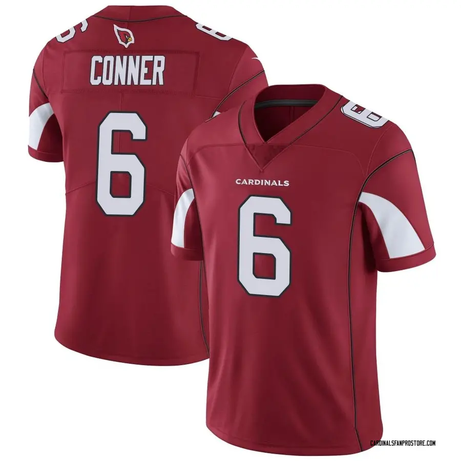 سفين Men's Arizona Cardinals #6 James Conner Red Vapor Limited Nike Jersey مكرونة نودلز