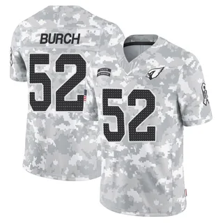 Men's Jordan Burch Arizona Cardinals Men's Limited Arctic Camo 2024 Salute to Service Nike Jersey